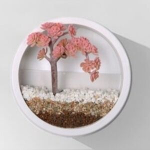 Libcflcc Plant Pots tylish Appearance Round Wall Plant Pot